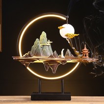 인센스 챔버 스틱 홀더 향로 향초 실내 아로마 테라피 장식품, 5. 千里江山绿色