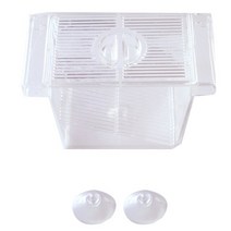물고기 베타 거북이 자반 알비노 구피 어항 투명 아크릴 수조 사육 격리 상자 수족관 부화장 인큐베이터 홀더 수족관 액세서리 물고기 용품, 사진으로
