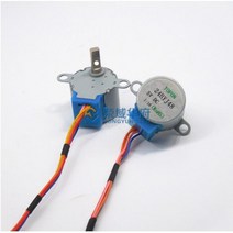 소형 모터 24BYJ48 기어드 스테퍼 모터 4상 5선 DC5V 저속 소형, 기본