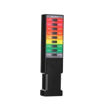 가정용 라돈측정기 방사능 휴대용 전자기장 EMF 가우스 미터 고스트 사냥 탐지기 8 LED, 01 Without Battery