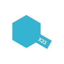 타미야 도료아크릴미니 [81523] X-23 CLEAR BLUE