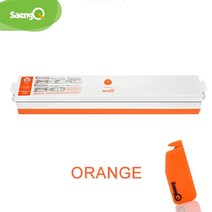 saengQ 전기 진공 실러 포장 기계 15pcs 식품 보호기 가방 상업 진공 식품, 협력사, 주황색, 220V