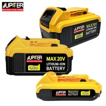 주피터 디월트배터리 3종 3.0Ah 4.0Ah 5.0Ah 리튬이온배터리 밧데리 20V 18V 쥬피터, (3)주피터 20V 5.0Ah 배터리(DB205)