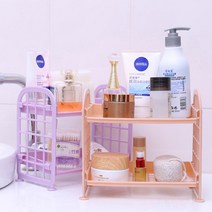 SOCEAN 펀칭 플라스틱 미니멀 조립선반-2단 수납대 정리대 받침대 인테리어 다이 스탠딩 물빠짐 LATHE SAUCE RACK BOTTLE SHELF 소형