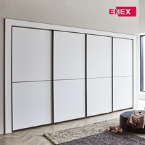빌트 뉴로화이트 슬라이딩 붙박이장(고급)-240cm, 화이트
