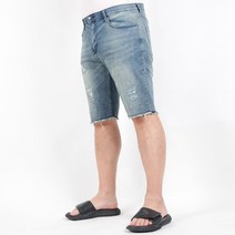 빅사이즈청반바지 H0627 인밴드 스판 허리32~46인치