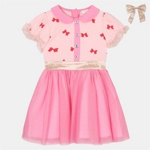 [로엠걸즈] 쥬쥬 데일리 리본 반팔 원피스 RGOM2252J_ 동수원