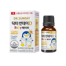 닥터썬데이D 베이비 400IU, 4개, 15ml