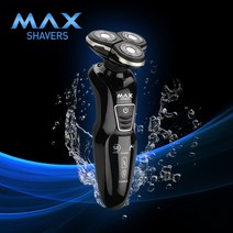 MAX 충전식 입체 전기면도기 3중날 5중날 방수 휴대용 여행용 면도기, MAX 3중날 전기면도기 FQ-3181