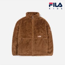 휠라 슈즈 휠라 키즈 베이직 보아 후리스 자켓 세피아