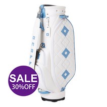 2021년 모델 【오노후】 골프 여성용 캐디백 OB7921／ ONOFF Caddie Bag, 화이트×퍼플