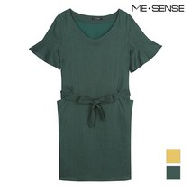 미센스 루즈 포켓 반팔 원피스 MA97OPP403A