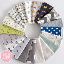 퀼트가게한정특가 면평직 소잉 홈패션 디뮤즈 19종 원단, 마리나 가든