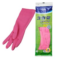 크린랩 고무장갑 레드 소 202ㅣ친환경 설거지 가정 식당 니트릴 주방용 라텍스 고무장갑 추천 도매 파는곳, 소(S)