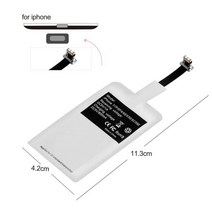DU Qi 무선 충전 수신기 아이폰 7 6s 플러스 5s 마이크로 USB 타입 C 범용 빠른 충전기 삼성 화웨이 Xiaomi X, For iphone