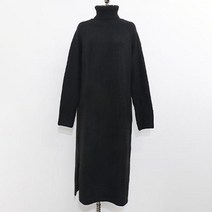 베티숍 따뜻한 울 폴라 롱니트원피스