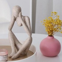 에이드림 생각하는 사람 스톤 오브제, 생각