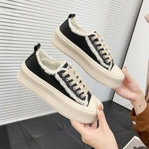 여자패딩신발 방한 털장화 신발 여자 겨울 털부츠두꺼운 플러시 스노우 부츠 여성용 플랫폼 겨울 스니커즈