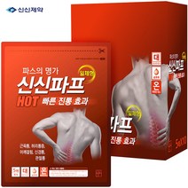 신신제약 신신 파프 핫 파스, 50개입, 1개