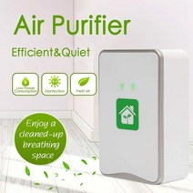 사무실 가정용 공기청정기 강제환기 플러그형 필터리스 ionizer 깨끗한 알레르겐 오염, 하얀색, 우리를