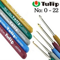 코바늘 레이스 뜨기 티코스터 가방 파우치 모자 오리지널 튤립 (tulip) 실리콘 핸들 레이스 크로 셰 뜨개질 후크 뜨개질 바늘 14 cm 1pc no 스웨터 직조 재봉-공예, 6번