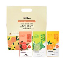 제주이야기 스틱형 액상차 3종 선물세트, 1세트, 한라한라봉차 5p + 애기감귤코디얼 5p + 동백꽃코디얼 5p