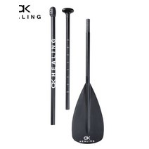 남해 제주 레저 배 관광지 카약 투명 수상 즐길거리 HEALING Stand Up Paddle Adjustable 3 Sections Board Water Sport Kayak I, [01] Black