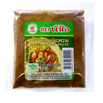 월드푸드 태국 남자이 그린커리 페이스트 소스 GREEN CURRY PASTE, 100g, 4개