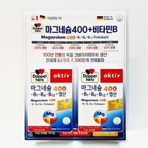 도펠헤르츠 마그네슘400+비타민B 60정