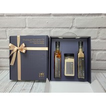 [프리미엄]참기름&통깨&선식 결혼 돌 칠순 조문 장례 이사 설 추석 단체 각종모임 답례 선물세트, 참+통+서리태선식+리본포장