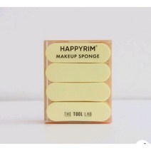 (1+1행사 총 2개발송) 더툴랩 해피림 메이크업 스펀지 퍼프 4p, 해피림 메이크업 스펀지(4p)