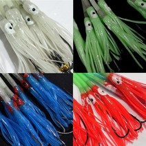 인천낚시1번지 꼴뚜기 갈치바늘 채비 갈치 낚시, 연두색 꼴뚜기