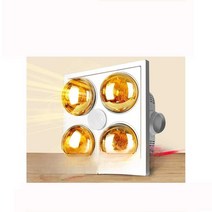 화장실히터 욕실 온열 난방기구 온열기 욕실난방기 자취, 일반 실버 폼 + 환기 없음