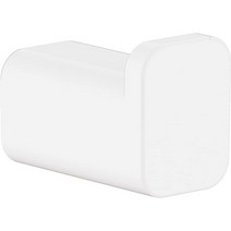 Hansgrohe AddStoris 2.5cm(1인치) 싱글 후크 크롬 41742000, Matte White_Single Robe Hook