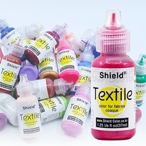 쉴드 텍스타일 DIY 섬유 패브릭 염색 염료 물감 낱색 37ml, N-22 Aqua
