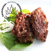 퀸주트 대두단백 전분무첨가 건강한 반찬 간단요리 저염 수제떡갈비 돈함박스테이크, 1팩, 400g