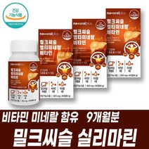 몸이피곤할때 비타민미네랄 12종 밀크씨슬 실리마린