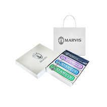 [마비스 코리아] 마비스 치약 3종&칫솔 1종 명절 선물 세트 + 쇼핑백, 1개, 255ml