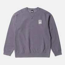 데상트 데상트긴팔티 UQC SN323UHT91-PUR 기모 코튼 테리 그래픽 맨투맨 / PUR0