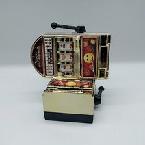 슬롯머신 미니 게임기 복불복게임 보드게임 파티 레크레이션 용품 5.3X4X8.4cm, 실버／GS1100368B
