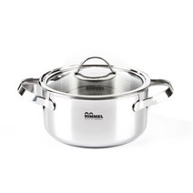 힘멜 인덕션 언더랜지용 프리미엄 통3중 냄비 20양수/ 전골팬 식당 찌개 국 업소 음식점 주방 부엌 가정