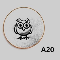 금속각인기 로고 사용자 정의 금속 스탬핑 도구 DIY 공예 펀치 보석 가죽 나무 구리 스탬퍼 펀칭 6mm 크기 조각, a20