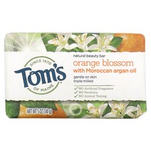 비누 Natural Beauty Bar Soap Orange Blossom Moroccan Argan Oil 141g