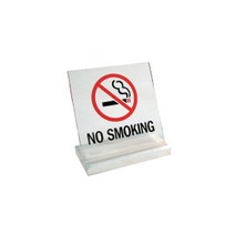 세모네모 세모네모 투명 스탠드 표지판 NO SMOKING 80x80mm 금연석 구역 문구 테이블 안내 블럭, 단품, 단품
