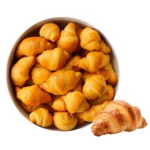 [아이스박스 포함] 냉동 미니 버터 크로와상 30개입 크로플 생지, 25g, 1개