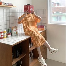 여성 롱 원피스 드레스 하객 데일리 레이 단가라 박시