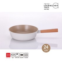 리빙아트 IH 세라믹 인덕션 궁중팬 24cm, 단품