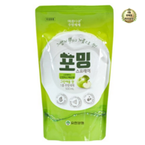 유한양행 포밍 스프레이 주방세제 리필, 8개, 500ml