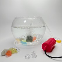 낚시기포기 어항기포기 휴대용기포기, 레드