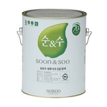 노루페인트 친환경 수성 순수 페인트 4L 조색모음, 상아